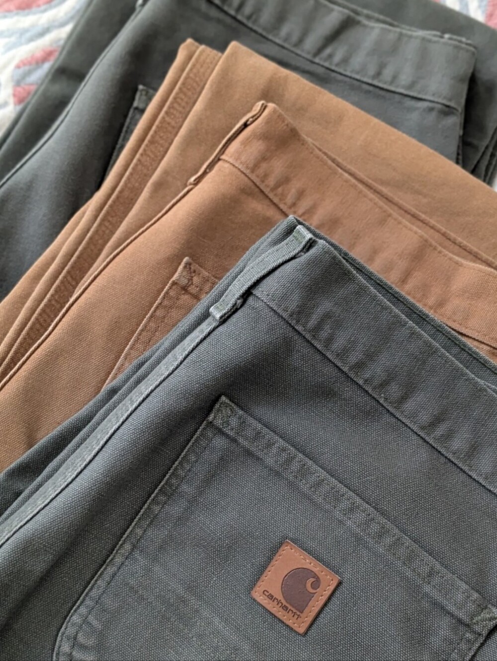 Classic Carhartt Duck Dungarees Lot of 3 Pants 31x32 B11 - Picture 1 of 10